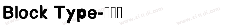 Block Type字体转换